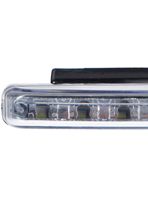 Дневные ходовые огни DRL AVS DL-8S, 155 x 40 x 17 мм, 2,4W, 8 светодиодов, набор 2 шт