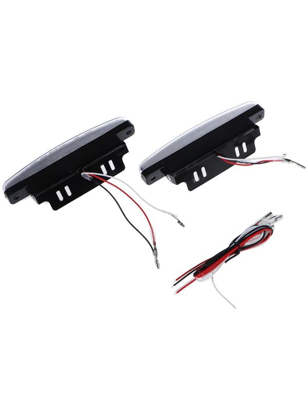 Дневные ходовые огни DRL AVS DL-8S, 155 x 40 x 17 мм, 2,4W, 8 светодиодов, набор 2 шт