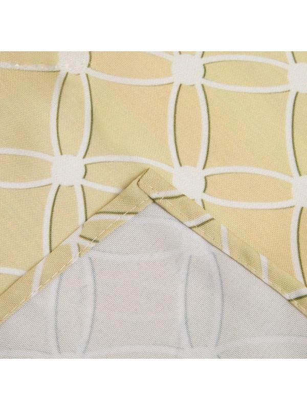 Комплект штор Ажур 147х267 +/- 3см 2шт, зеленый, габардин, п/э