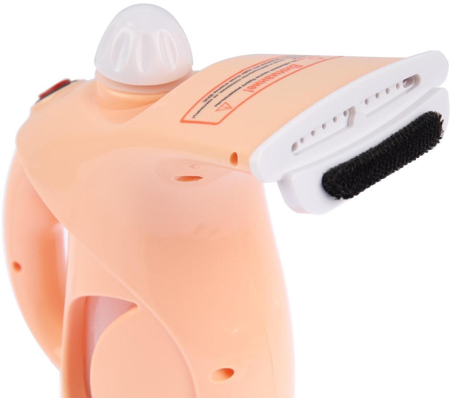 Отпариватель Irit IR-2354, ручной, 800 Вт, 200 мл, 20 г/мин, шнур 1.58 м, персиковый