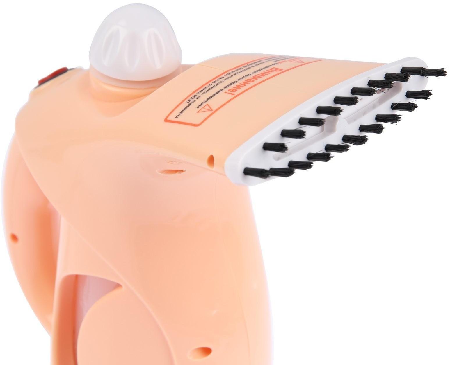 Отпариватель Irit IR-2354, ручной, 800 Вт, 200 мл, 20 г/мин, шнур 1.58 м, персиковый