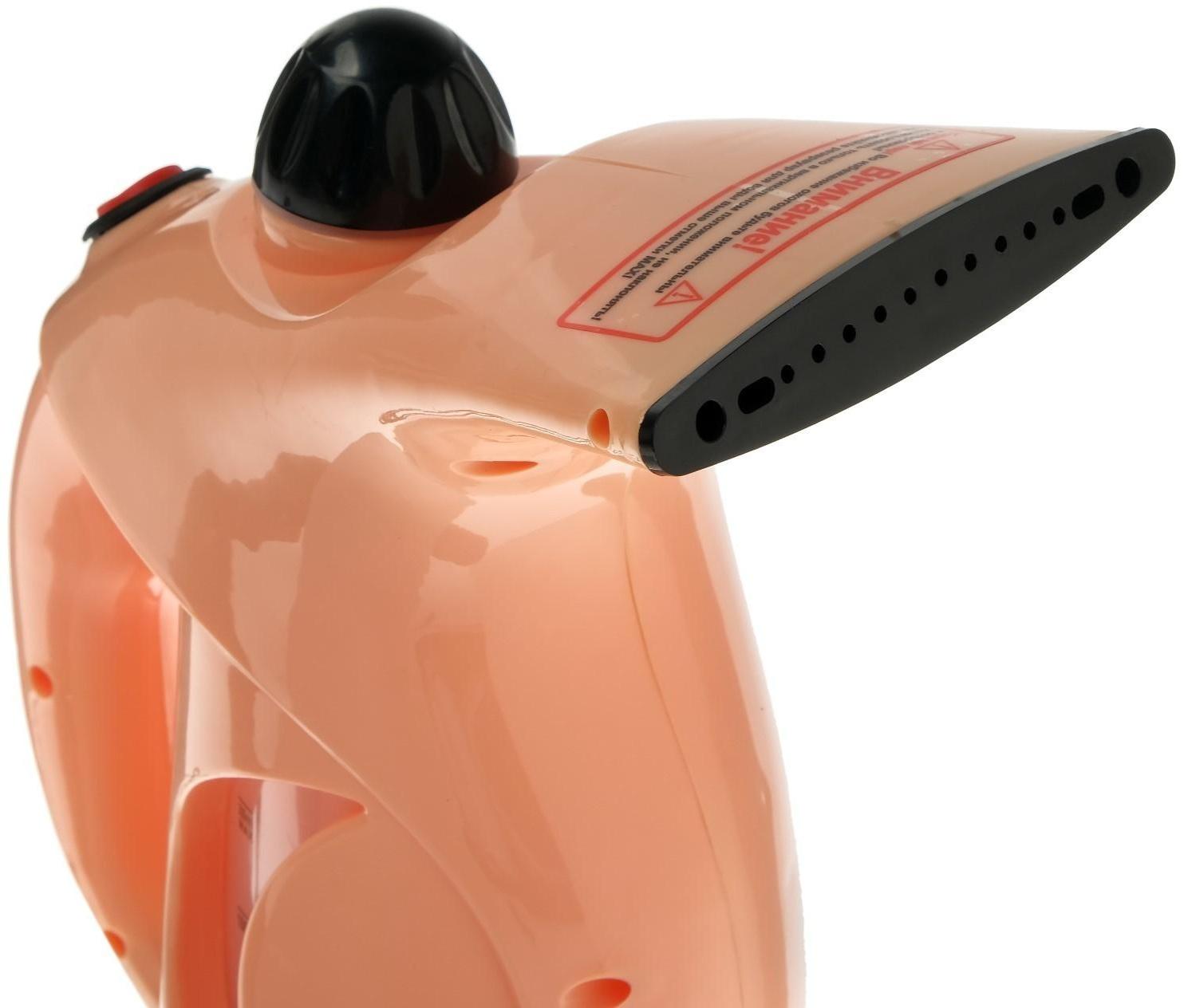 Отпариватель Irit IR-2354, ручной, 800 Вт, 200 мл, 20 г/мин, шнур 1.58 м, персиковый