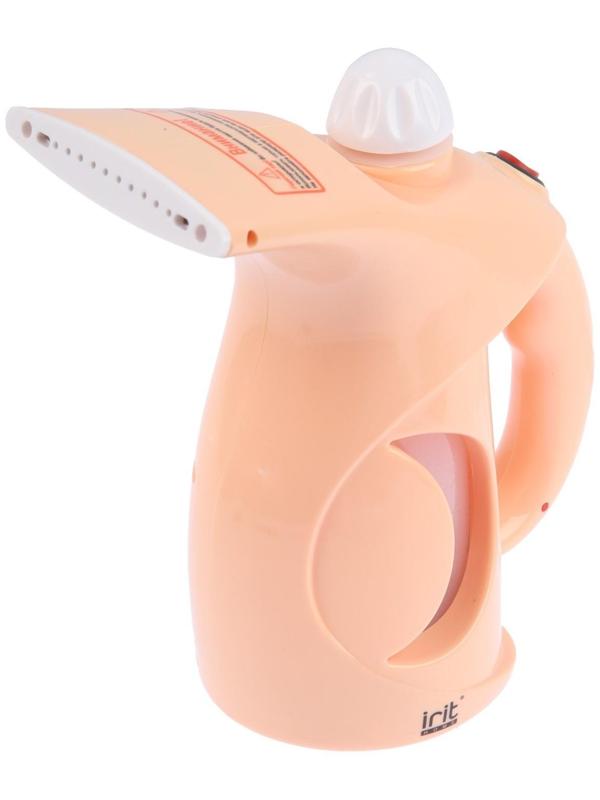 Отпариватель Irit IR-2354, ручной, 800 Вт, 200 мл, 20 г/мин, шнур 1.58 м, персиковый