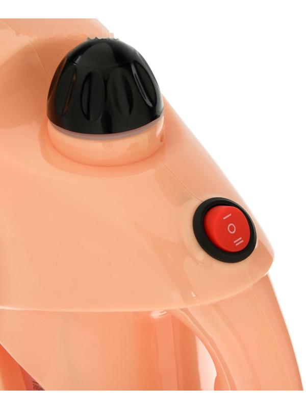 Отпариватель Irit IR-2354, ручной, 800 Вт, 200 мл, 20 г/мин, шнур 1.58 м, персиковый