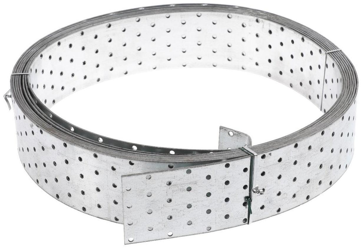 Лента монтажная перфорированная ТУНДРА krep, LM80, 10 м