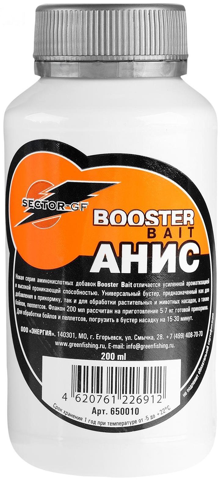 Добавка Greenfishing BUSTER BAIT, анис, 200 мл