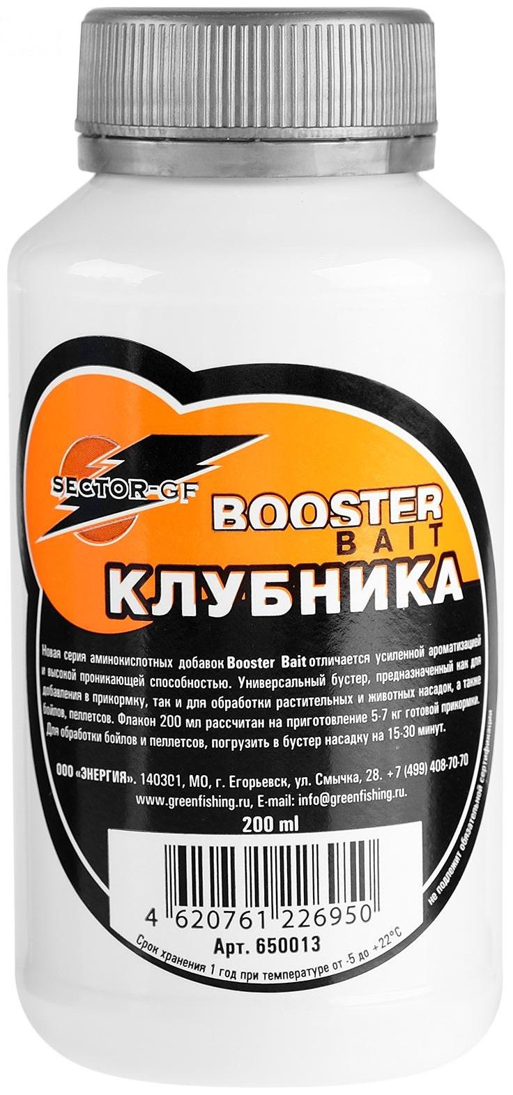 Добавка Greenfishing BUSTER BAIT, клубника, 200 мл