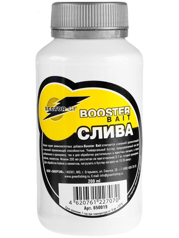 Добавка Greenfishing BUSTER BAIT, слива, 200 мл