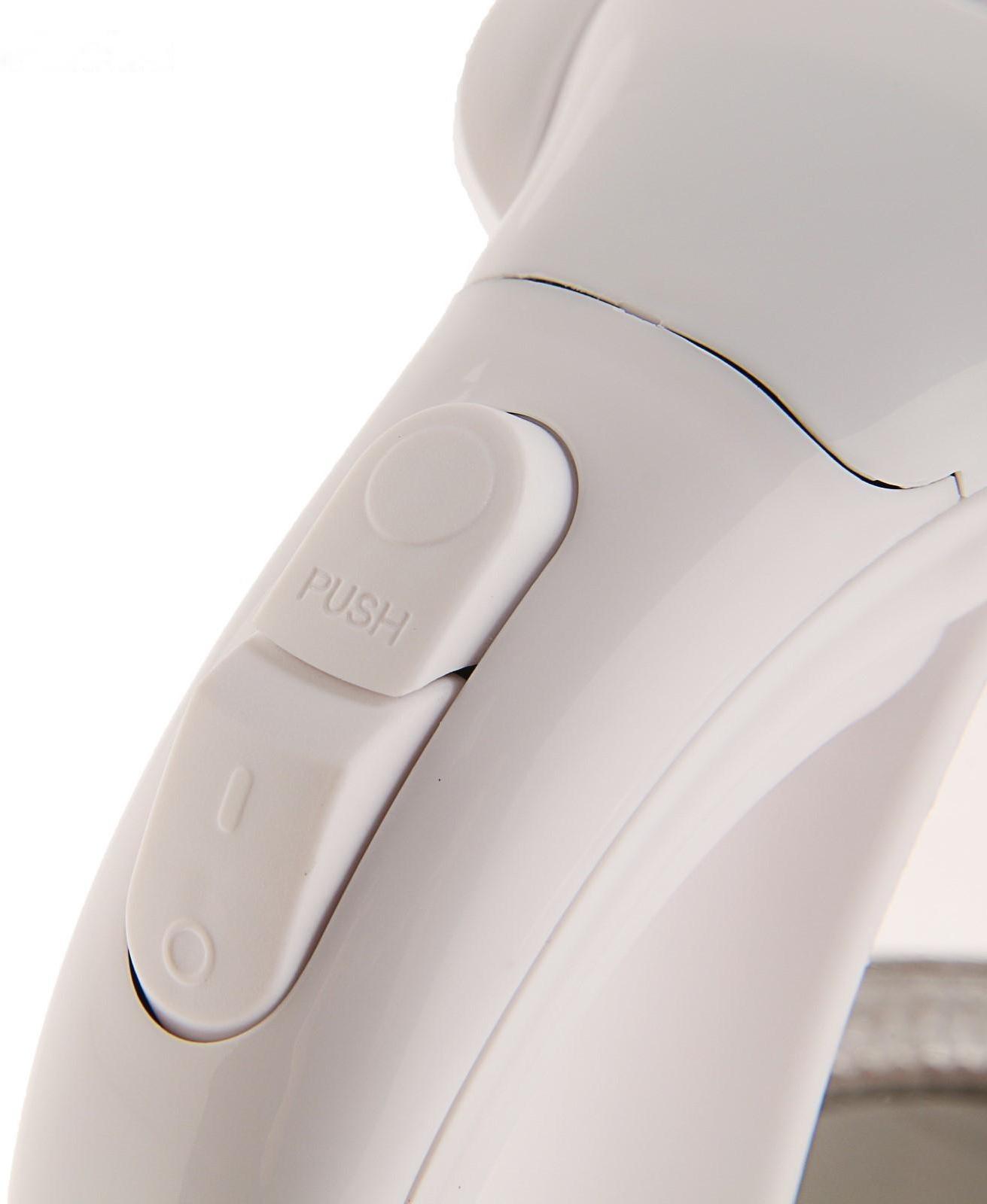 Чайник электрический ENERGY E-262, стекло, 1.7 л, 2200 Вт, белый