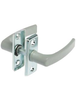 Ручка двусторонняя пластиковая для теплиц, серая