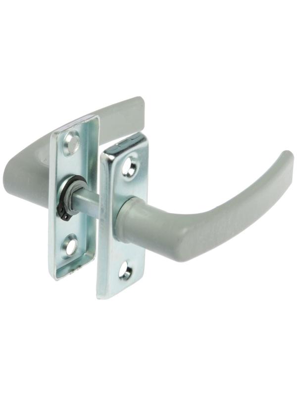 Ручка двусторонняя пластиковая для теплиц, серая