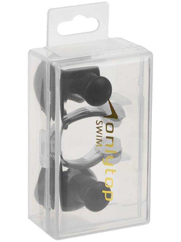 Беруши для плавания + зажим для носа, силикон, цвета микс