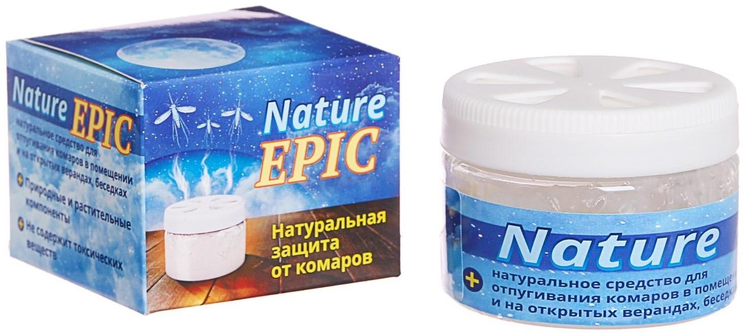Гель-репеллент от комаров Nature Epic, на эфирных маслах, 50 мл