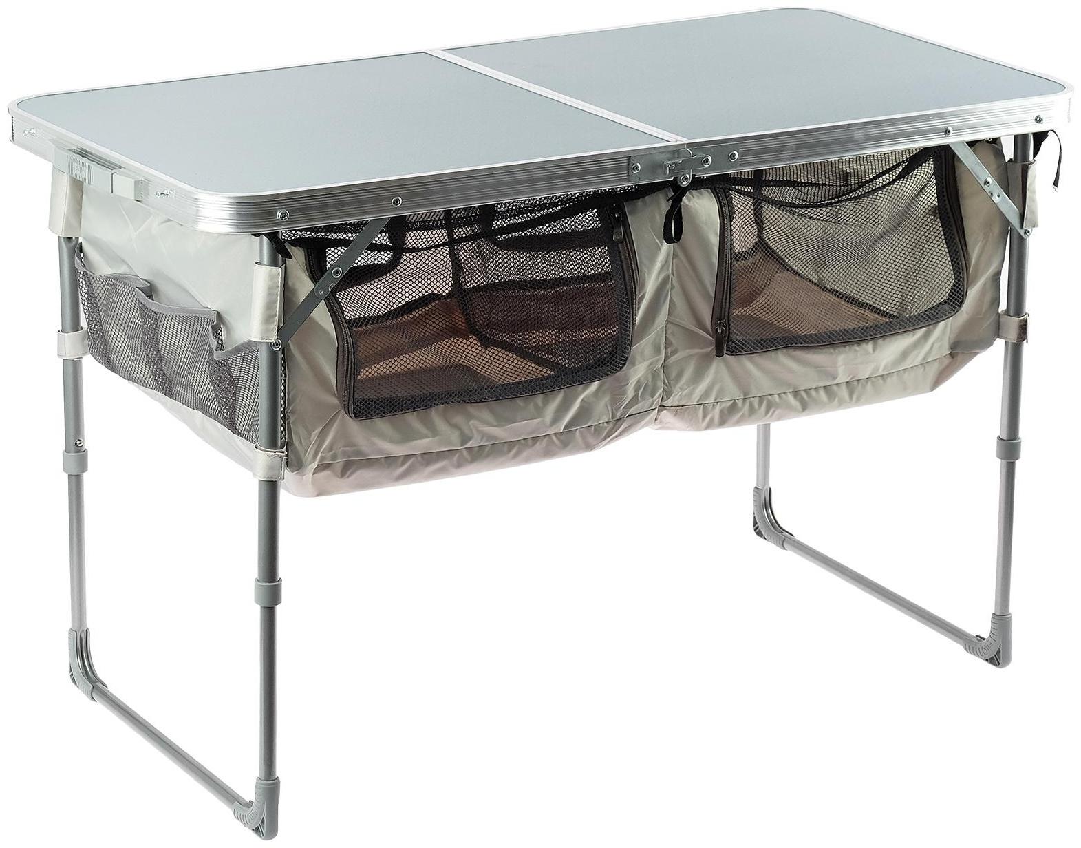 Стол ССТ-3П, 102 х 50 х 44,5 / 61 см, металик