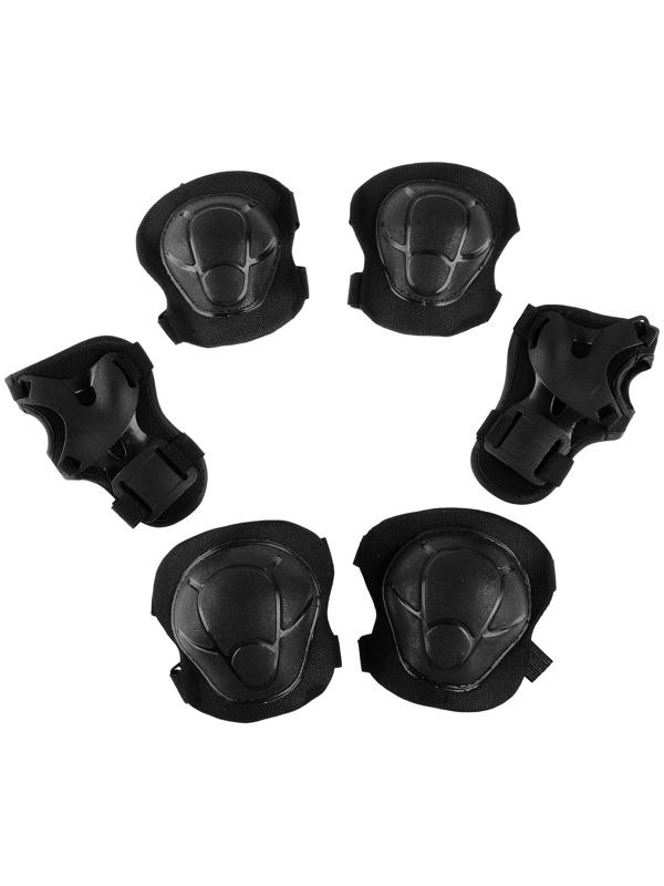 Защита роликовая, размер универсальный, цвет чёрный