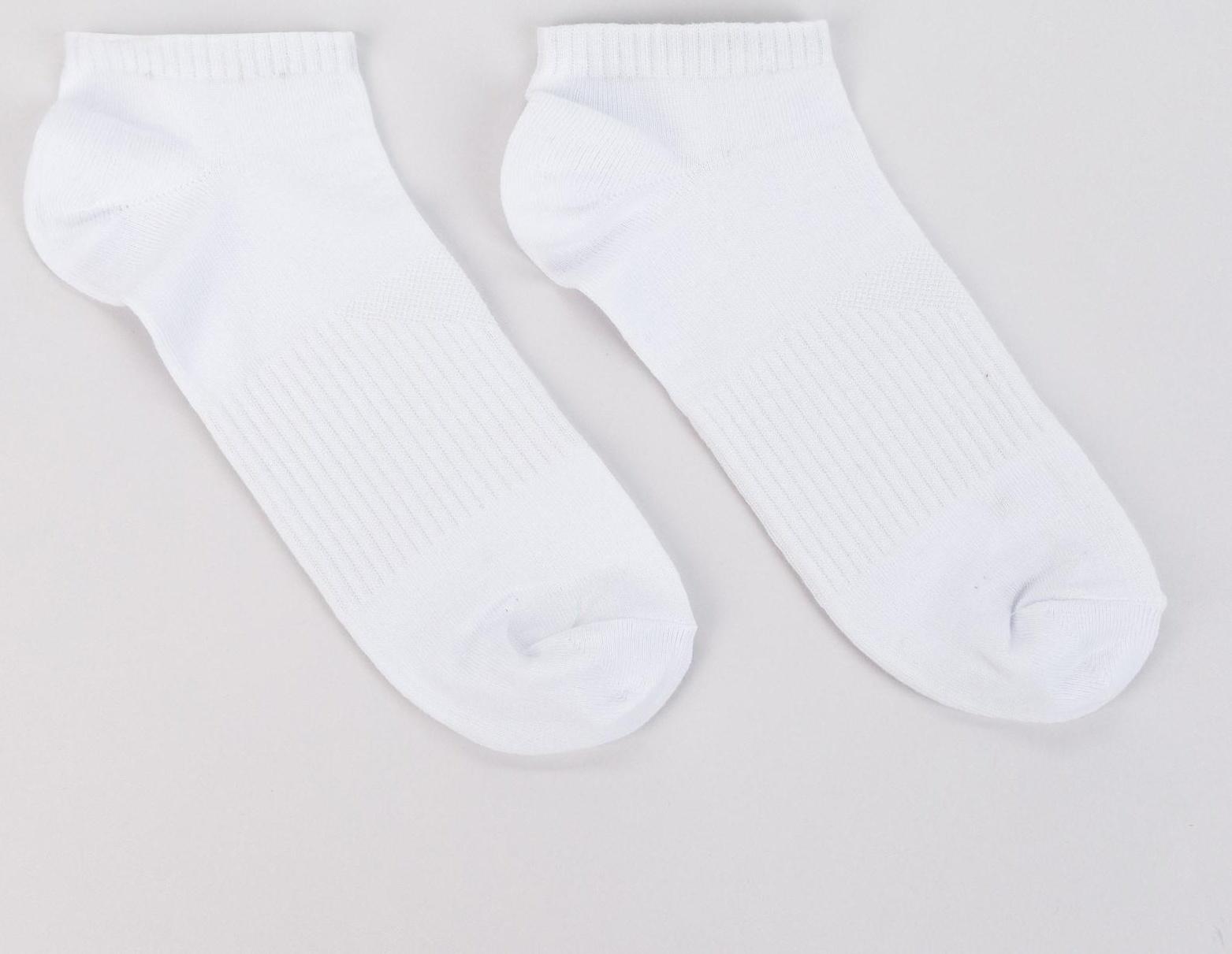 Набор мужских носков - 3 пары, цвет белый, размер 27-29