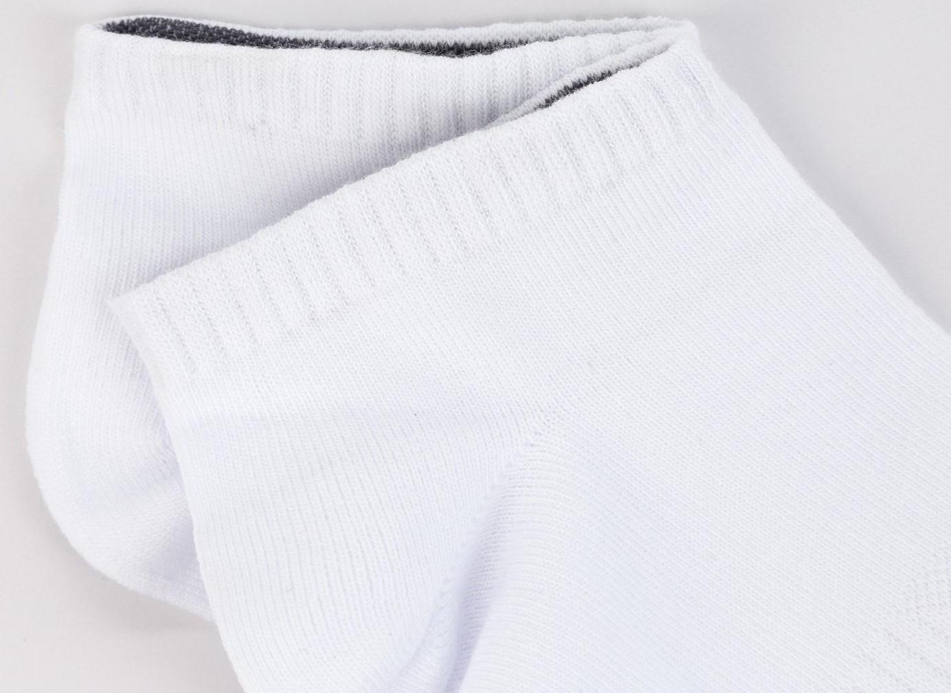 Набор мужских носков - 3 пары, цвет белый, размер 27-29