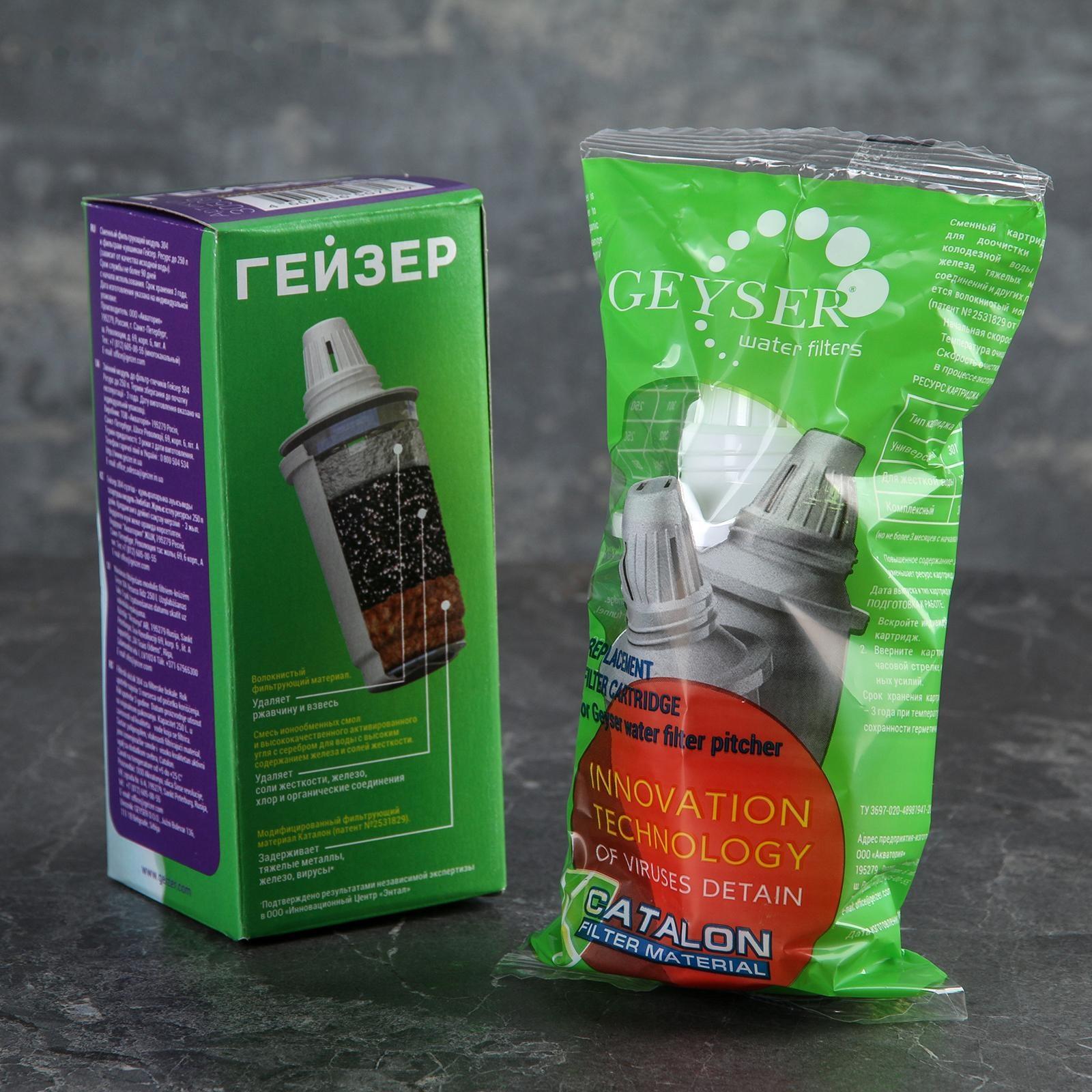 Картридж сменный «Гейзер 304» для фильтров-кувшинов