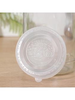 Крышки для холодного консервировaния «Москвичкa», ПЭТ 1-82, цвет прозрaчный / 10 шт.