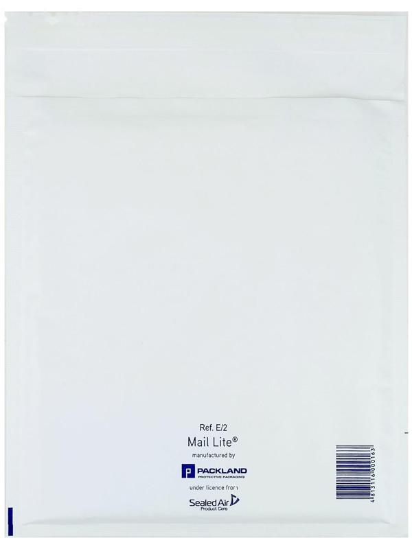 Крафт-конверт с воздушно-пузырьковой плёнкой Mail Lite, 22х26 см, White