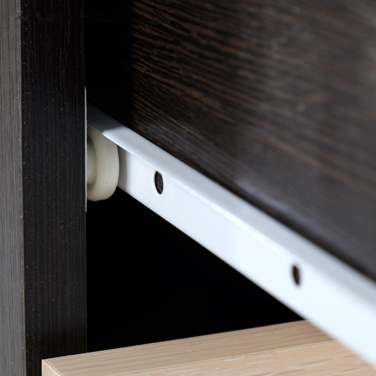 Тумба выкатная на 3 ящика 400х400х600 венге/дуб молочный