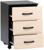 Тумба выкатная на 3 ящика 400х400х600 венге/дуб молочный