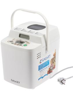 Хлебопечь Galaxy GL 2701, 600 Вт, 19 программ, до 0.75 кг, выбор цвета корочки, белая
