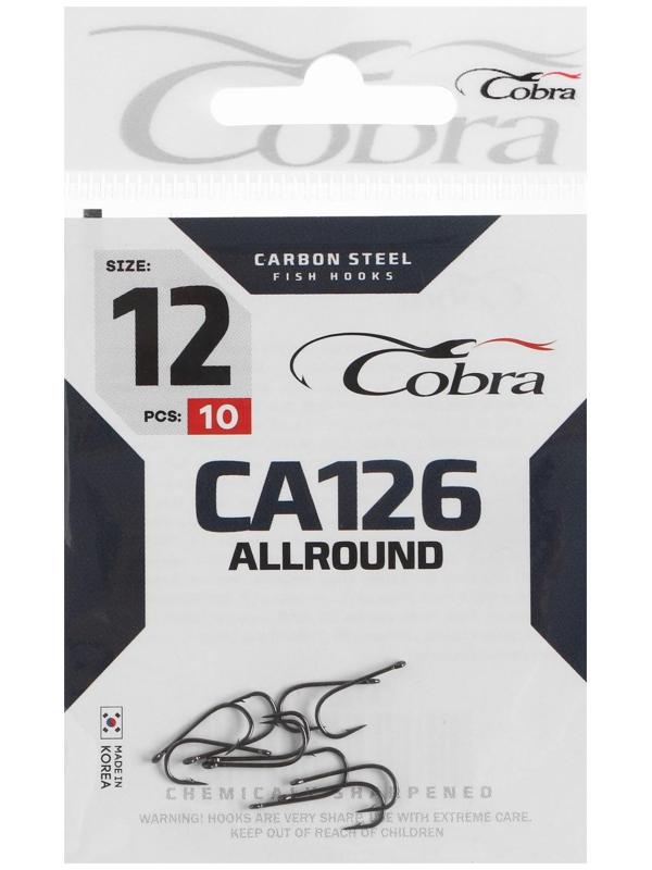 Крючки Cobra ALLROUND, серия CA126, № 12, 10 шт.