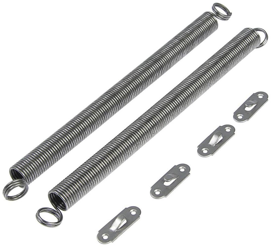 Пружина дверная ТУНДРА, без покрытия, D=24 мм, L=300 мм, 2 шт.