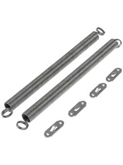 Пружина дверная ТУНДРА, без покрытия, D=24 мм, L=300 мм, 2 шт.