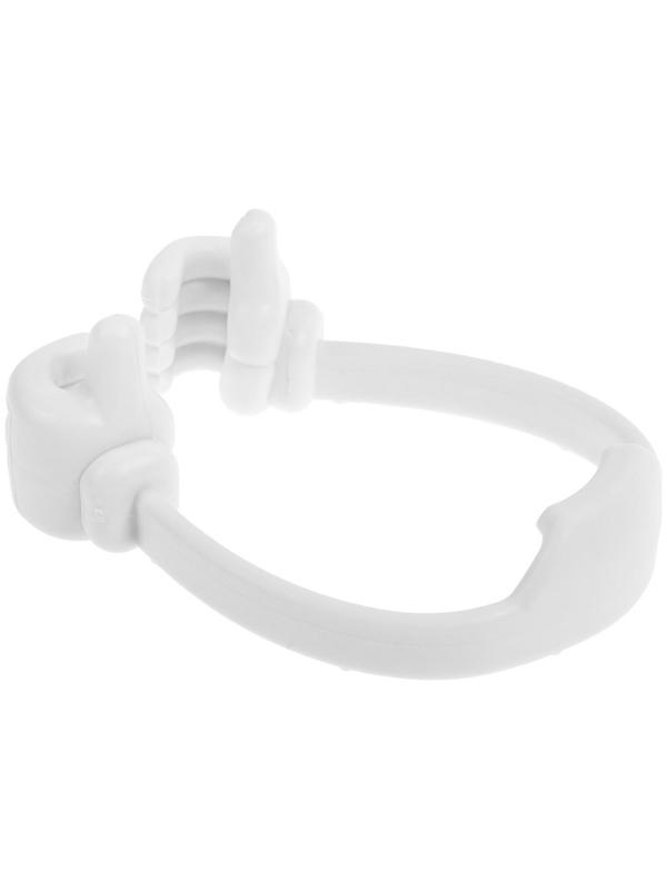 Подставка для телефона LuazON, в форме рук, регулируемая ширина, белая