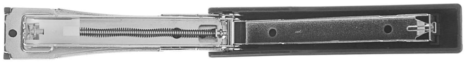 Степлер № 10, до 18 листов, Attomex, встроенный антистеплер, чёрный