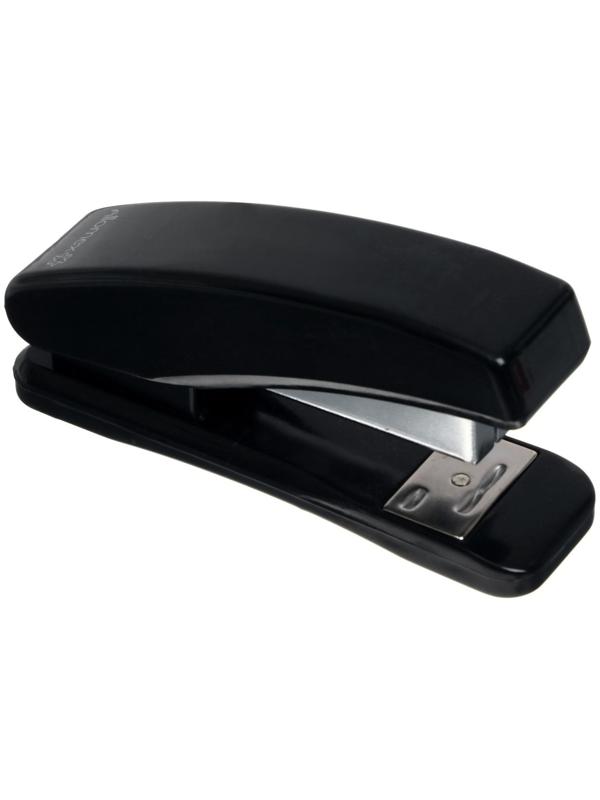 Степлер № 24/6 и 26/6, до 15 листов, Attomex, 2 вида скрепления, чёрный