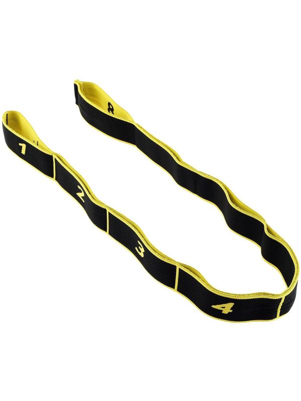 Эспандер-лента эластичная с захватами 90 х 4 см, MEDIUM, цвет жёлтый