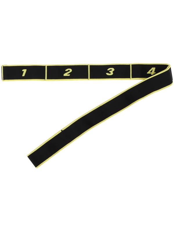 Эспандер-лента эластичная с захватами 90 х 4 см, MEDIUM, цвет жёлтый