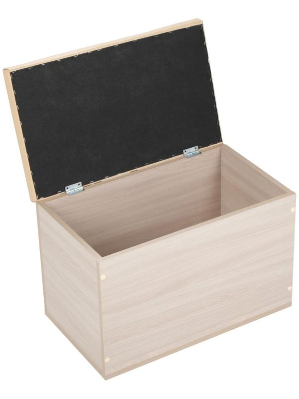 Пуф Герда, 600х355х432 Ясень шимо светлый/экокожа бежевая