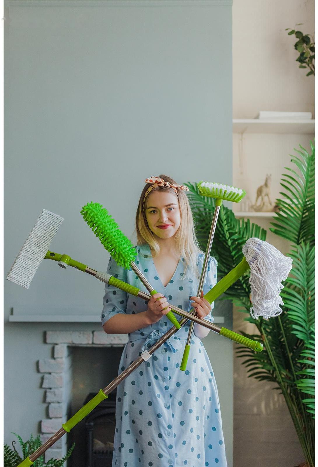 Щётка для подметания пола Доляна, 68×15×5 см, цвет МИКС