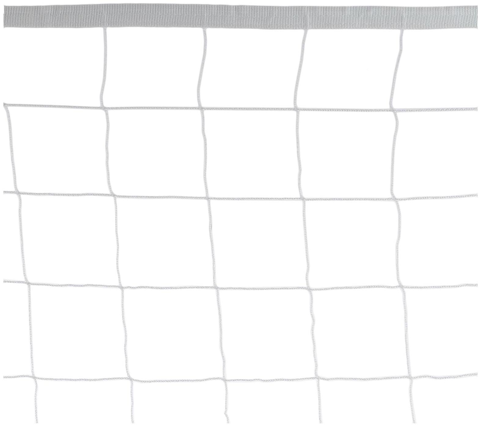 Сетка для волейбола 1 х 9,5 м, нить 2,2 мм, ячейки 100 х 100 мм, цвет белый