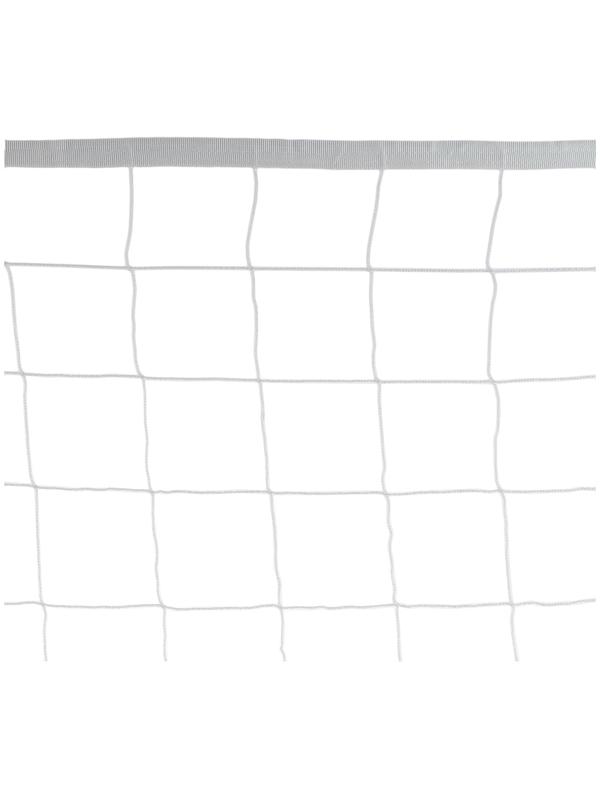 Сетка для волейбола 1 х 9,5 м, нить 2,2 мм, ячейки 100 х 100 мм, цвет белый