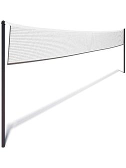 Сетка для волейбола 9,5 х 1 м, нить 3,5 мм, ячейки 100 х 100 мм, цвет белый