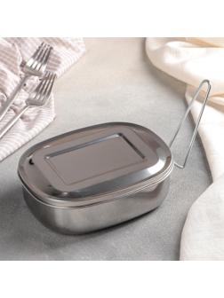 Контейнер из нержавеющей стали с держателем, 17×13,5