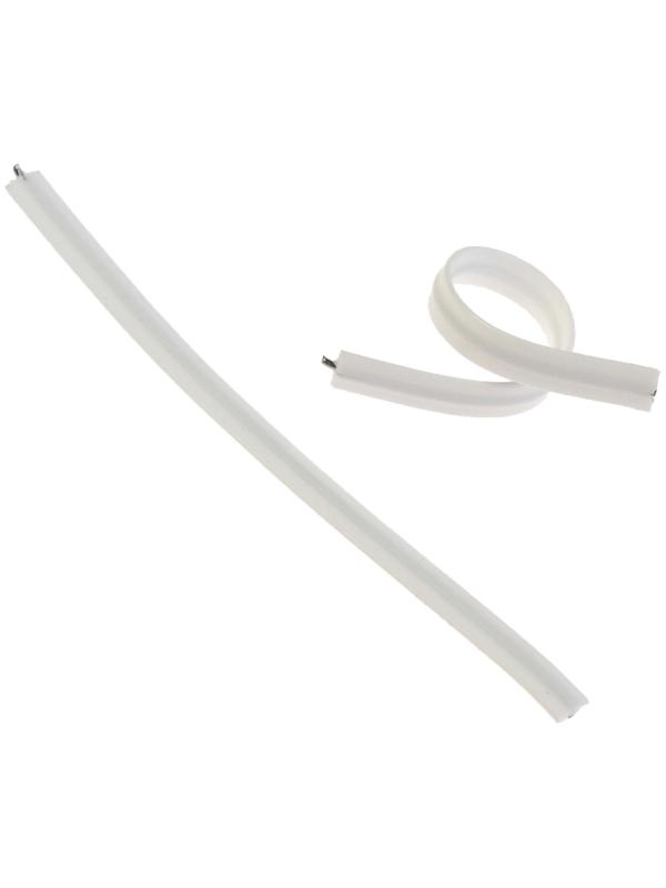 Твист-лента в нарезке, белый, 5 см / 500 шт.