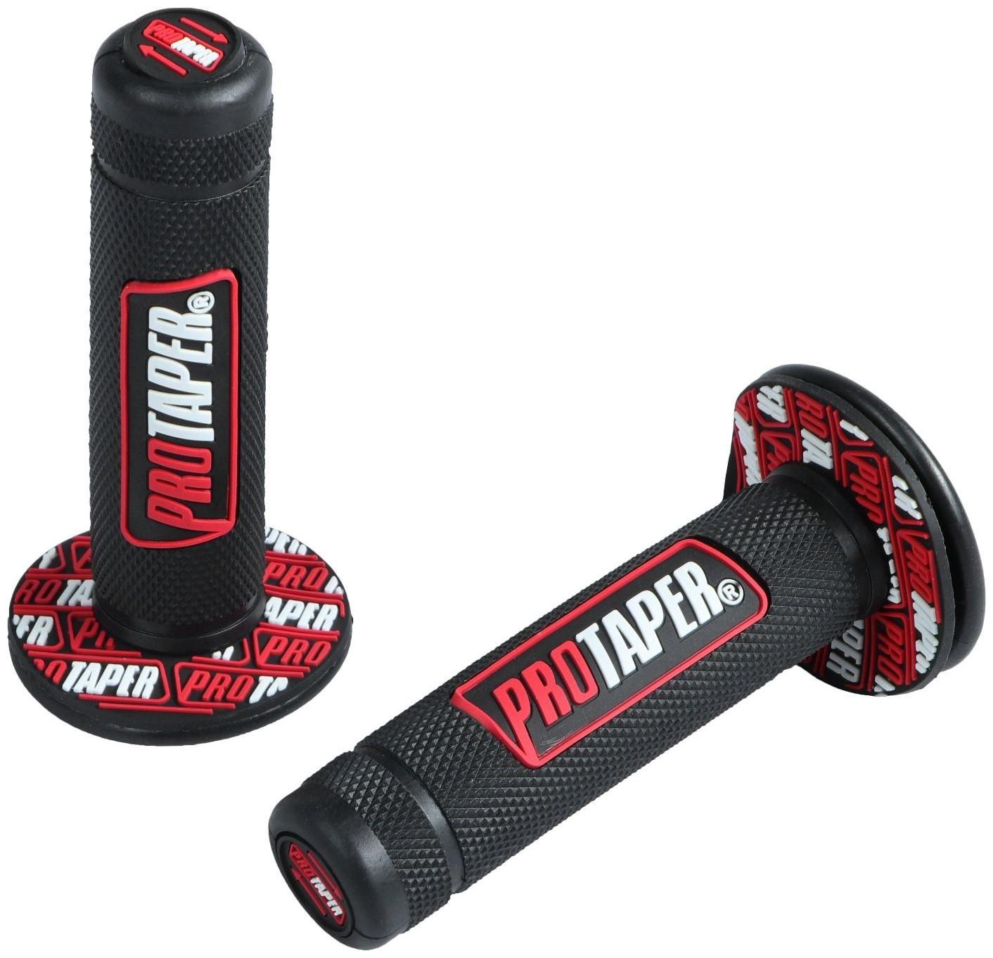 Грипсы универсальные, противоскользящие 24×120 мм, набор 2 шт, красный