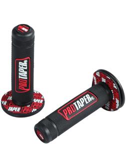 Грипсы универсальные, противоскользящие 24×120 мм, набор 2 шт, красный