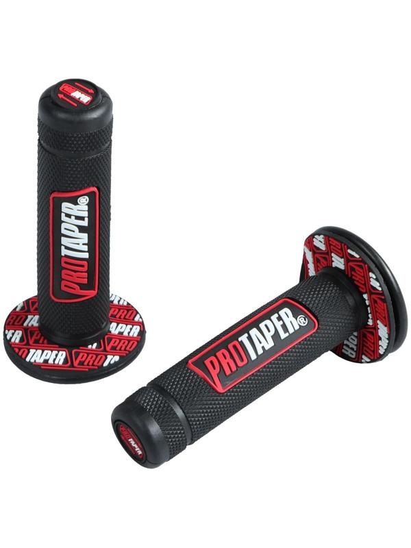 Грипсы универсальные, противоскользящие 24×120 мм, набор 2 шт, красный