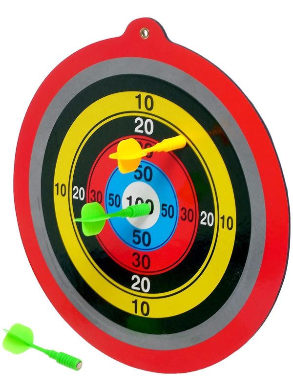 Дартс «Сто очков», с магнитными дротиками, МИКС