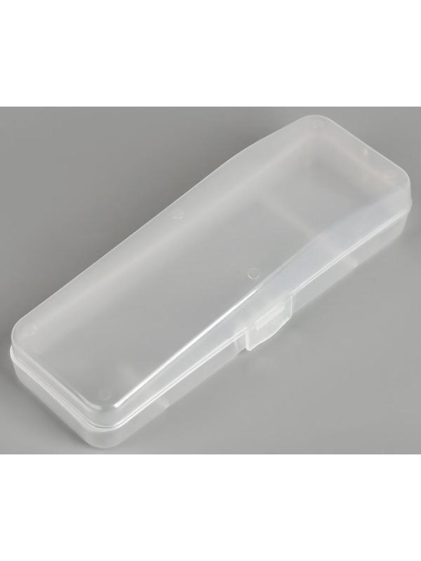 Органайзер для бритвы, с крышкой, 15 × 5 × 3 см, цвет прозрачный
