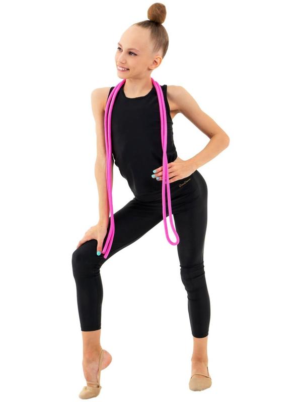 Скакалка гимнастическая, 3 м, цвет неоновый розовый