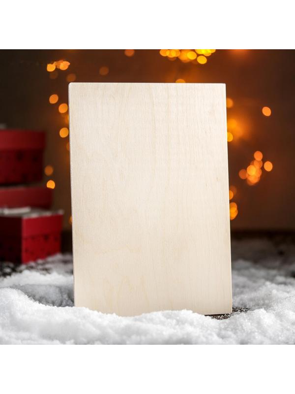 Доска разделочная Доляна «С Новым Годом! Мишкины подарки», 23×16 см