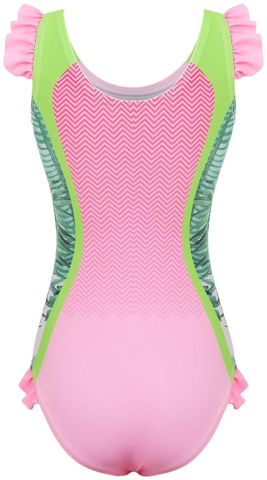 Купальник для девочек + шапочка, комплект, р. 30, рост 116 см, обхват 46-52 см